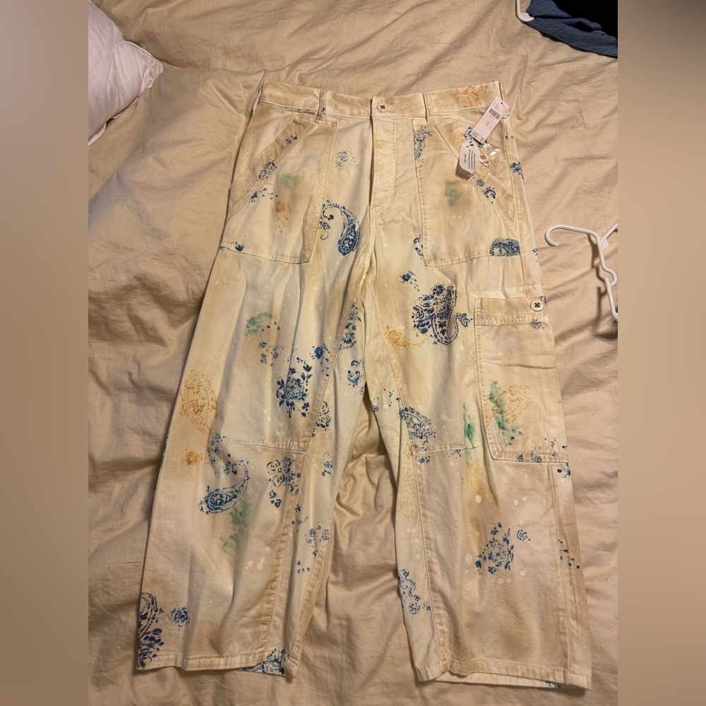 Printed Pilcro Pants